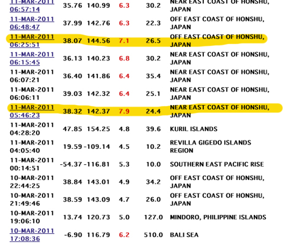 japan earthquake